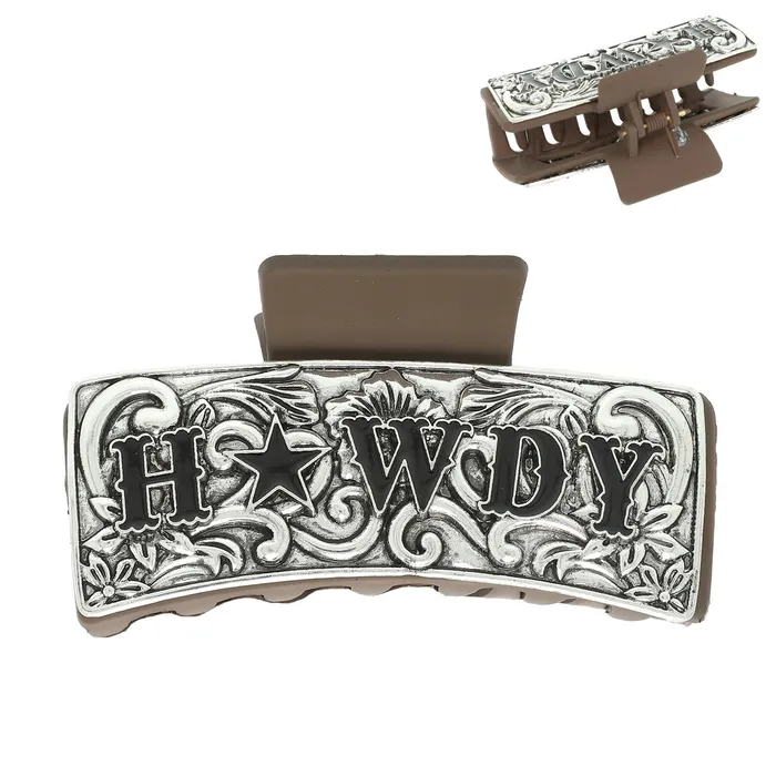Something Special LA Earrings WESTERN HOWDY FILIGREE HAIR CLAW CLIP