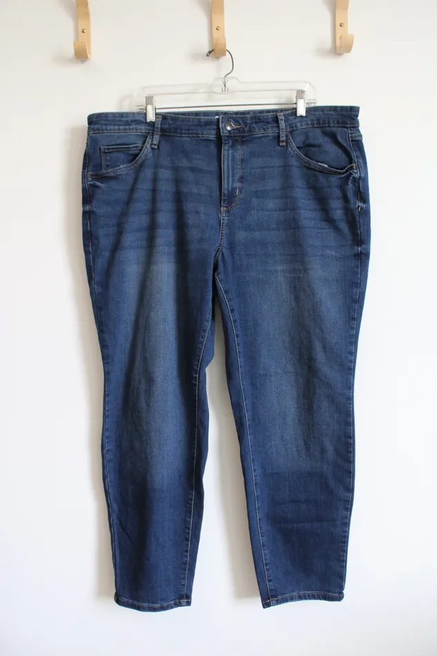 Sonoma Sonoma Dark Wash Skinny Jeans 18W Earrings