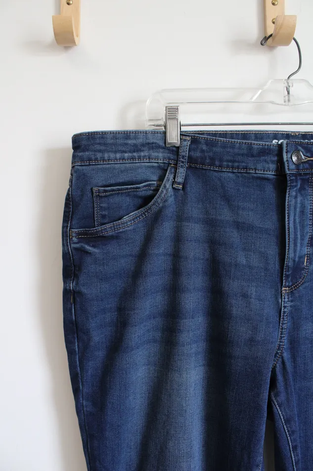 Sonoma Sonoma Dark Wash Skinny Jeans 18W Earrings