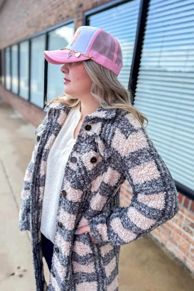 Southern Grace Earrings Sights To See Plaid Trench Coat