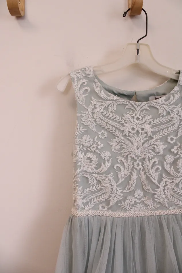Speechless Speechless Light Blue Tulle Dress 12 Necklaces