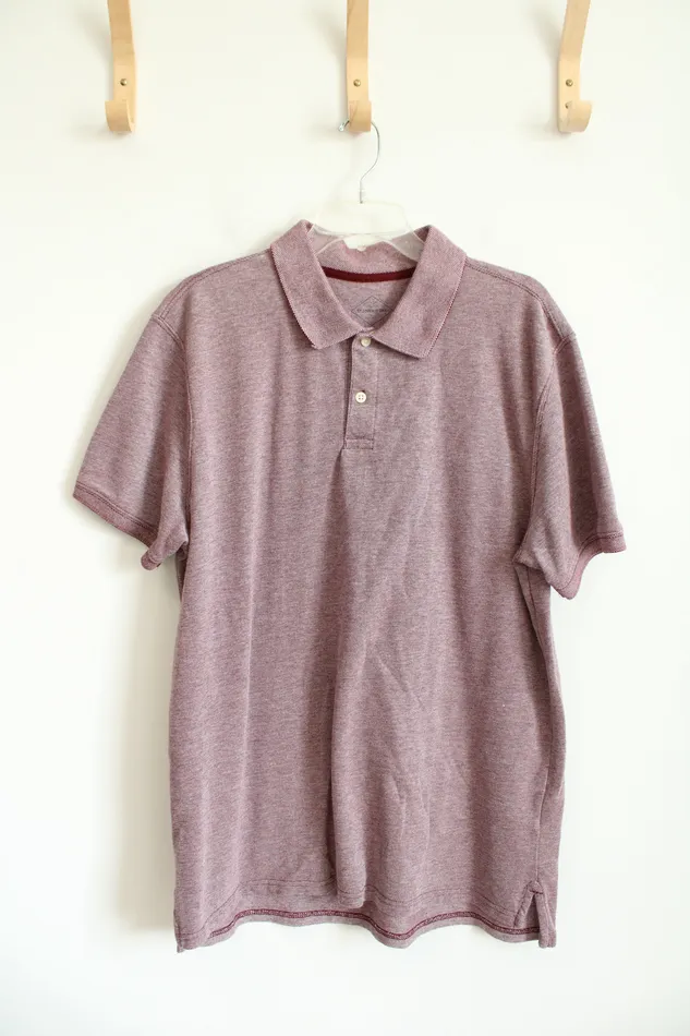 St Johns Bay Red Legacy Polo Shirt L St Johns Bay Earrings