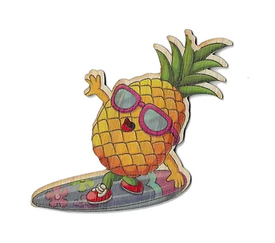 Stckr Bam Pineapple Surfer GIFTSBYTHESEA Earrings