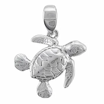 Sterling Silver Honu Pendant Island Fine Jewelry Necklaces