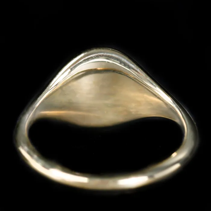 Stuller Rings 14K Yellow Gold Tsavorite Garnet Signet Ring