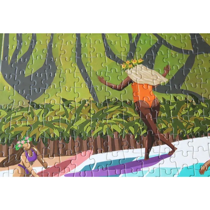 SURFSHACKPUZZLE Earrings Surf Shack Party Wave Puzzle 1000 Pieces