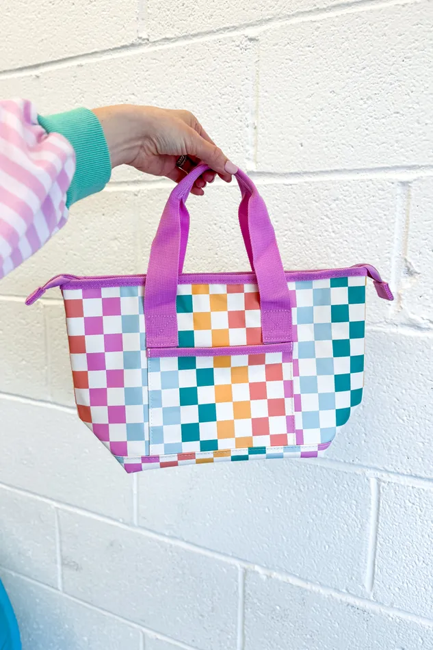 Swig Lunchi Lunch Bag Check Mate Swig Earrings