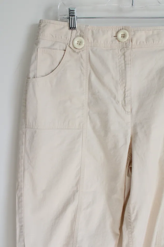 Talbots Earrings Talbots Stretch Pale Yellow Capri 18
