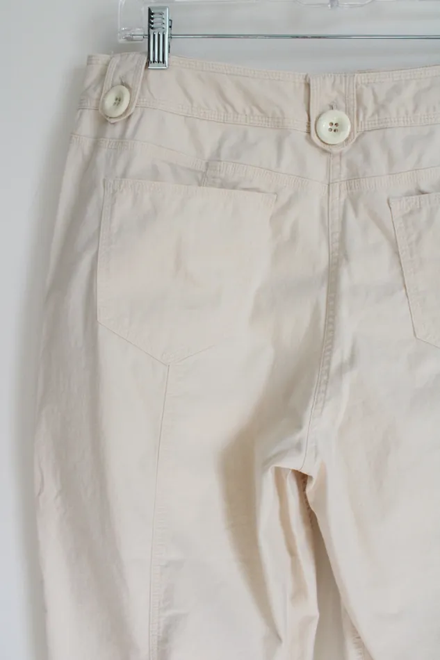 Talbots Earrings Talbots Stretch Pale Yellow Capri 18