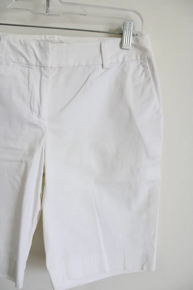 Talbots Rings Talbots White Chino Shorts 2 Petite