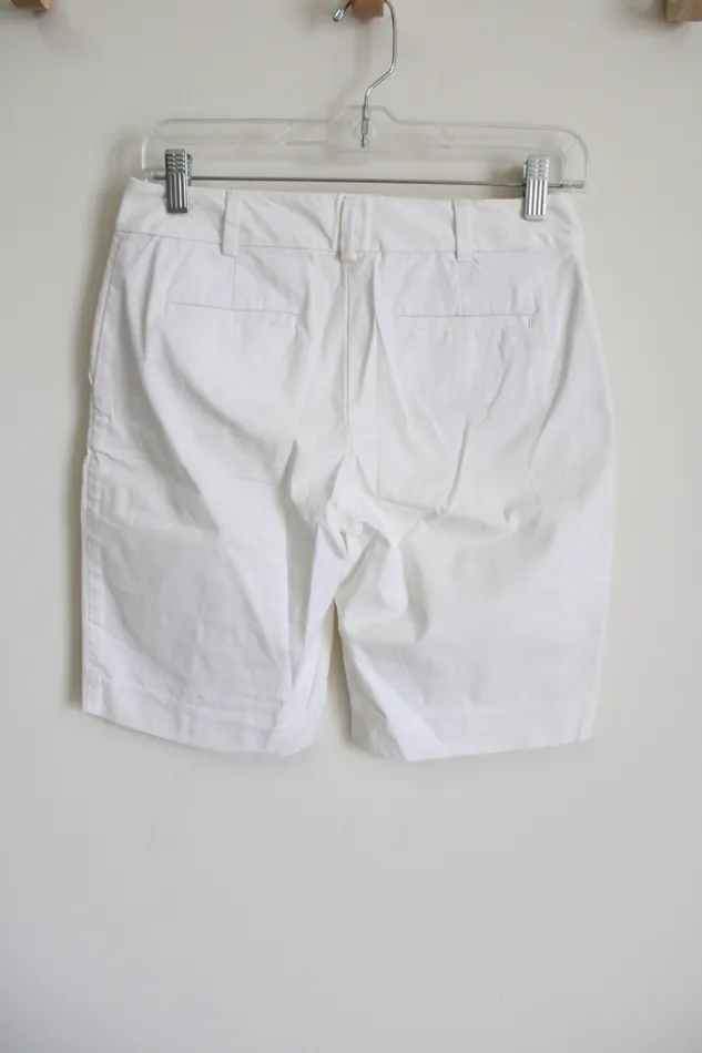 Talbots Rings Talbots White Chino Shorts 2 Petite