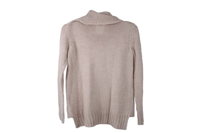 The Limited Pink Turtleneck Shimmer Sweater S The Limited Earrings