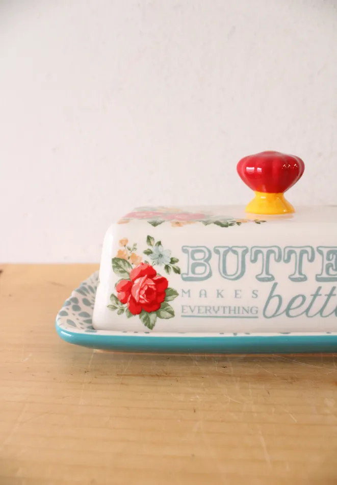 The Pioneer Woman Turquoise Floral Butter Dish The Pioneer Woman Rings The Pioneer Woman Turquoise Floral Butter Dish The Pioneer Woman Rings