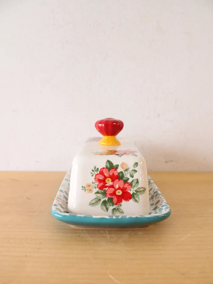 The Pioneer Woman Turquoise Floral Butter Dish The Pioneer Woman Rings The Pioneer Woman Turquoise Floral Butter Dish The Pioneer Woman Rings