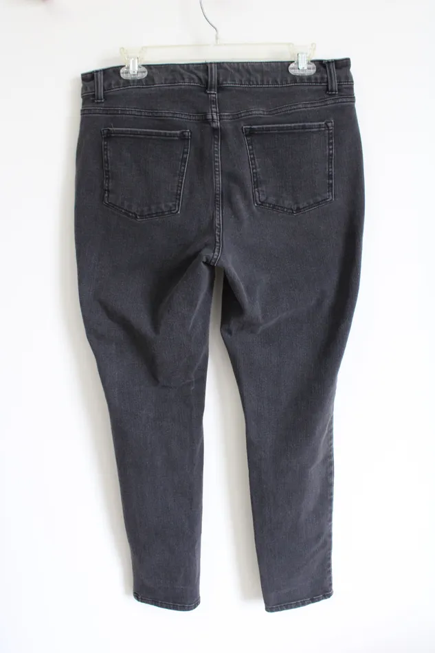 Time And Tru Necklaces Time And Tru High Rise Skinny Black Jeans 14