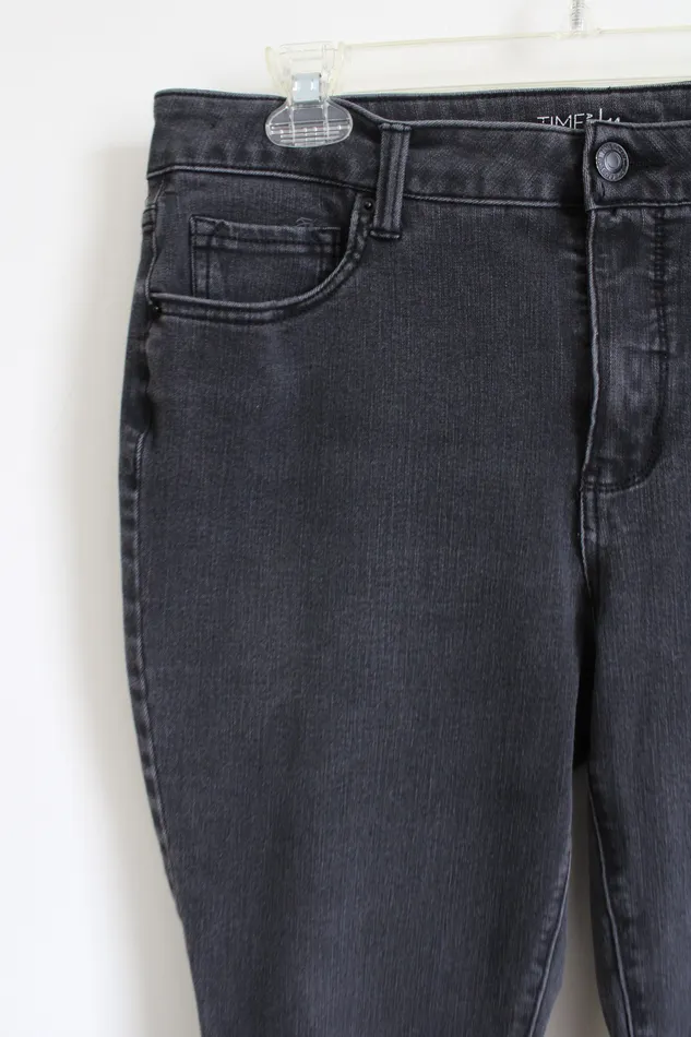 Time And Tru Necklaces Time And Tru High Rise Skinny Black Jeans 14
