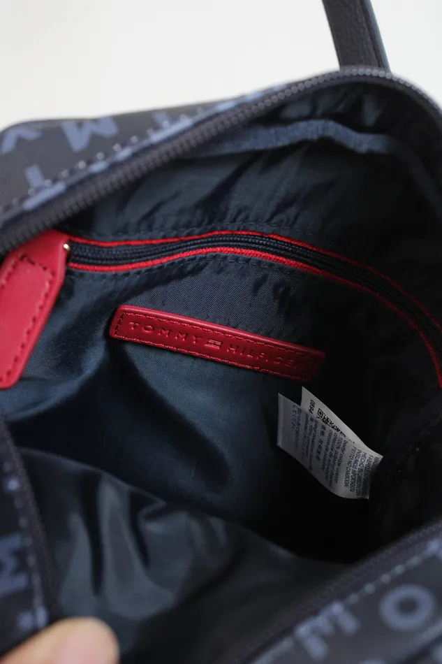 Tommy Hilfiger Rings NEW Tommy Hilfiger Blue Monogram Crossbody Bag