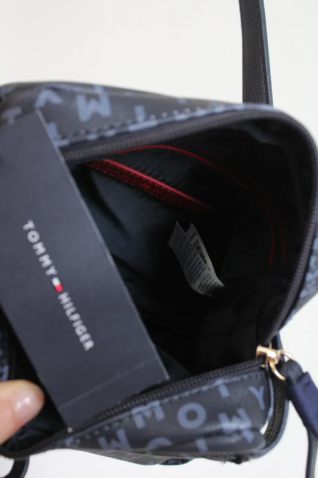 Tommy Hilfiger Rings NEW Tommy Hilfiger Blue Monogram Crossbody Bag