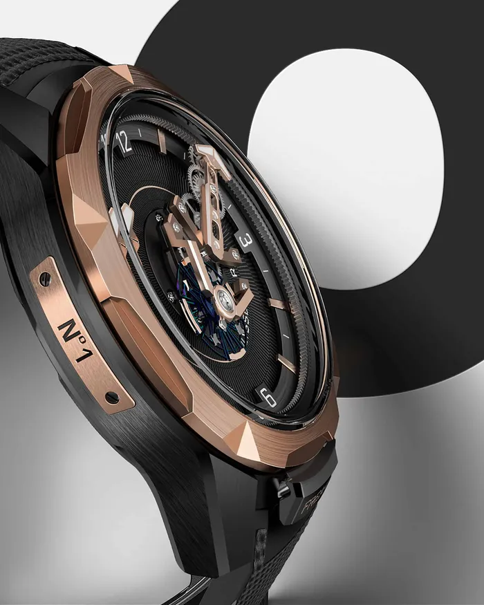 Ulysse Nardin Freak One 44mm Titanium Watch Ulysse Nardin Earrings