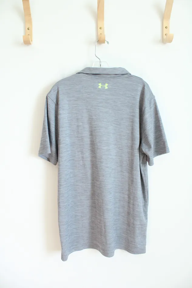 Under Armour Earrings Under Armour Gray Green Polo Shirt Youth XL 1820