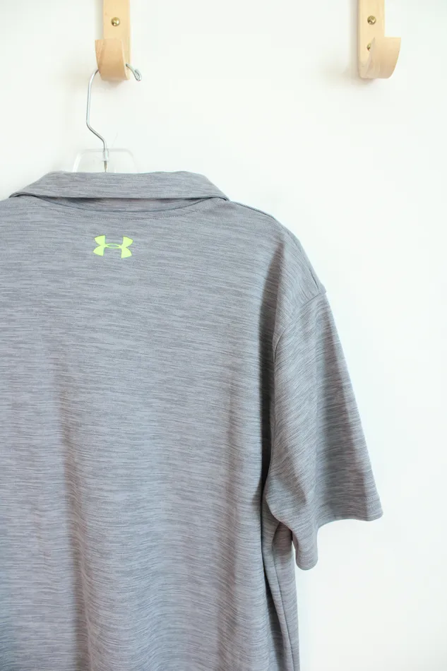 Under Armour Earrings Under Armour Gray Green Polo Shirt Youth XL 1820