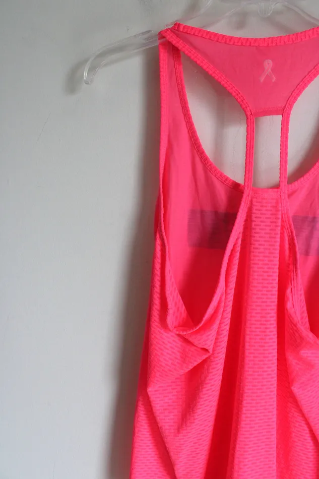 Under Armour Earrings Under Armour Neon Pink Logo Tank L