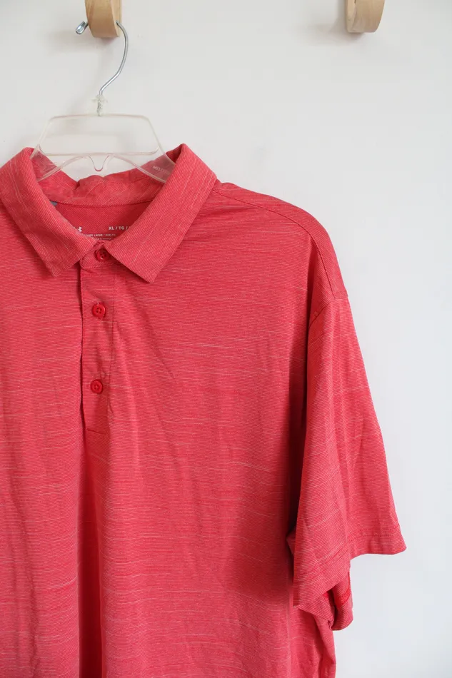 Under Armour Red Polo Shirt XL Under Armour Earrings