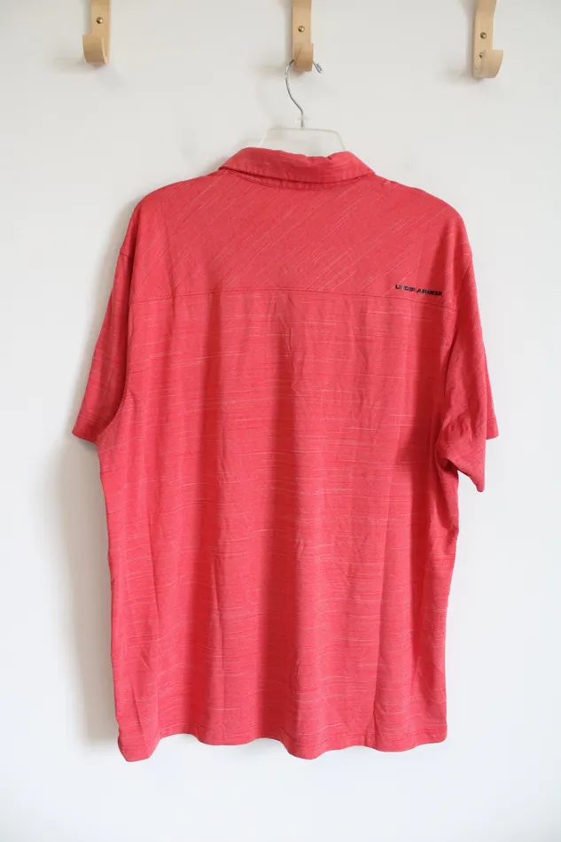 Under Armour Red Polo Shirt XL Under Armour Earrings