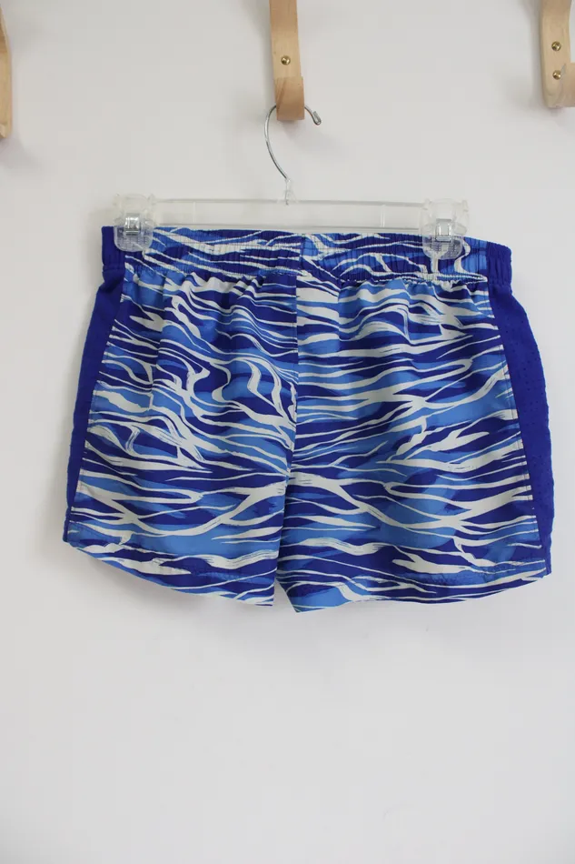 Under Armour Rings Under Armour Blue White Patterned Short Youth XL 1618