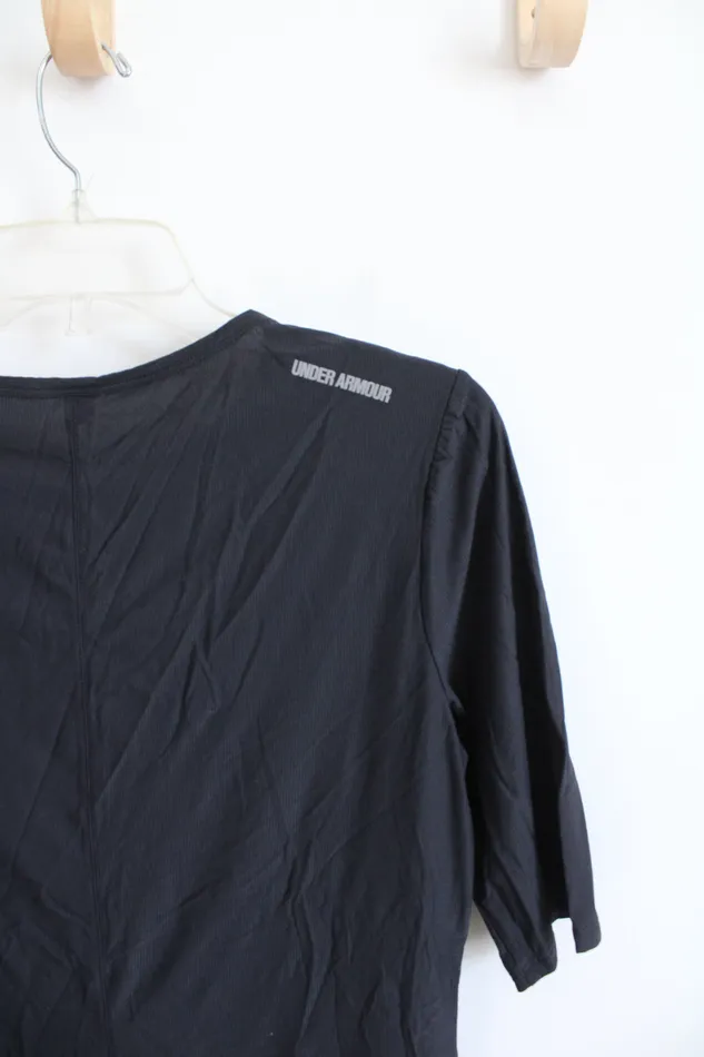Under Armour Under Armour Fitted Black Athletic Shirt M Rings