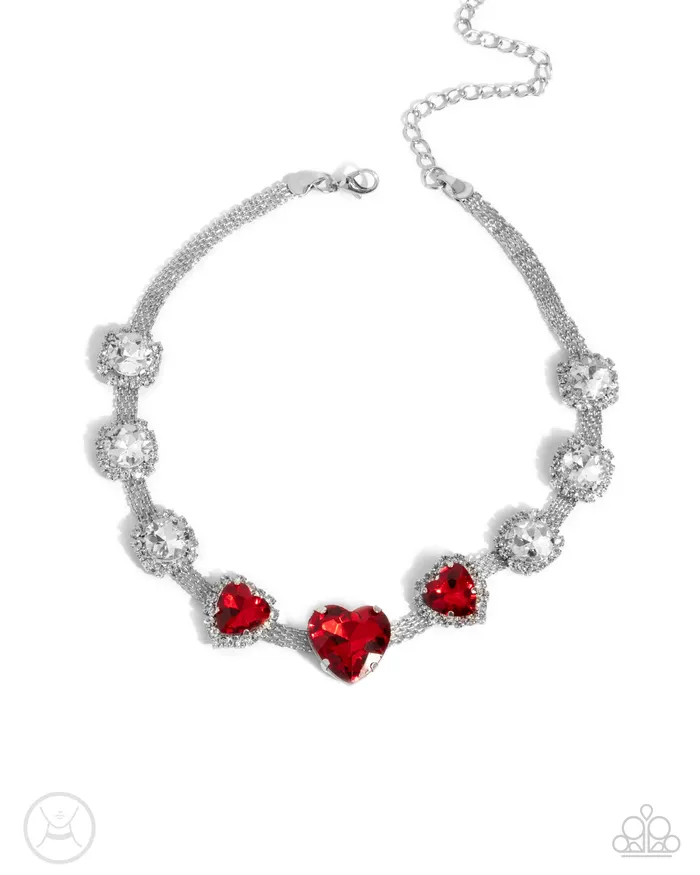 Valentines Vibe Red Paparazzi Accessories Earrings