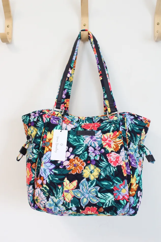 Vera Bradley Earrings NEW Vera Bradley Happy Blooms Glenna Satchel