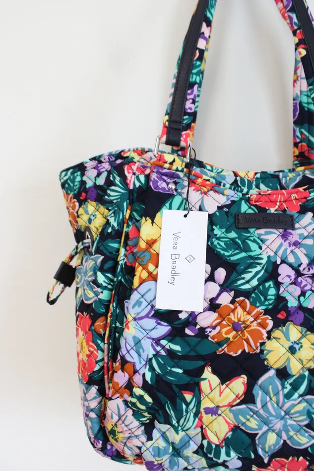 Vera Bradley Earrings NEW Vera Bradley Happy Blooms Glenna Satchel