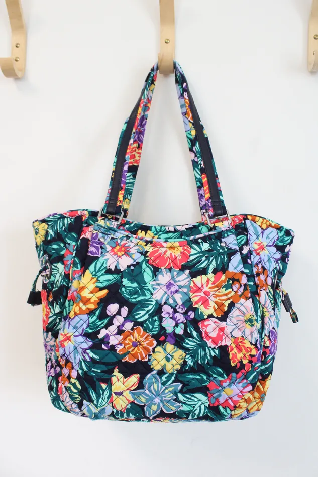 Vera Bradley Earrings NEW Vera Bradley Happy Blooms Glenna Satchel