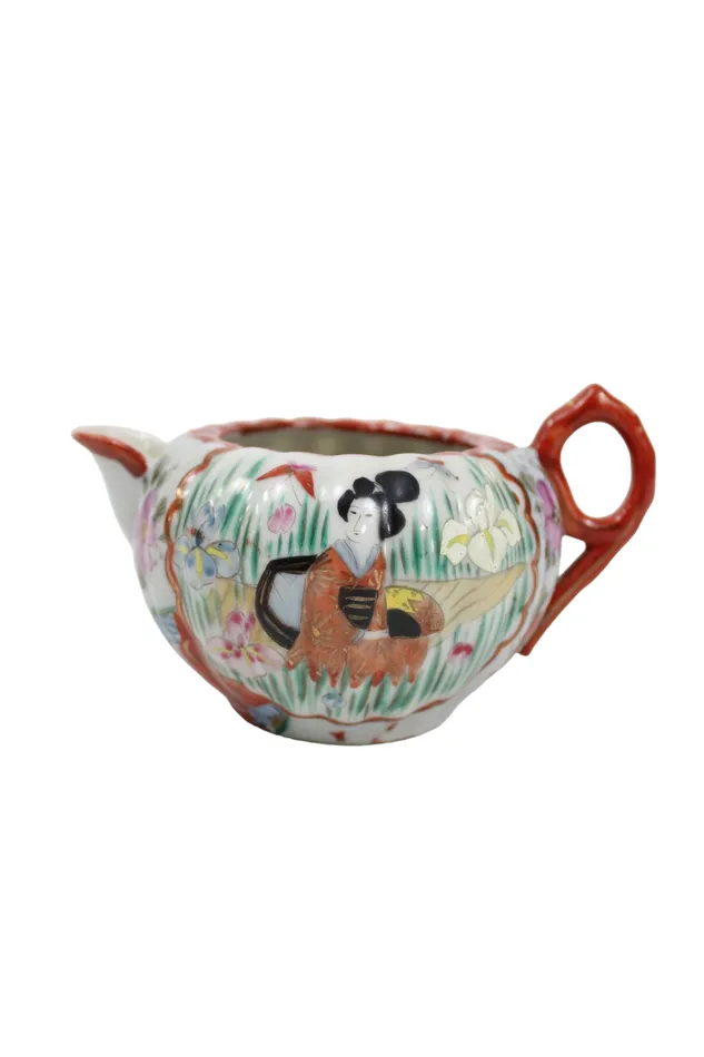 Vintage Geisha Creamer Pourer Jubilee Thrift Earrings