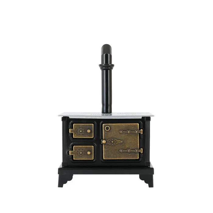 Vintage Looking Iron Stove 1 12 Scale Dollhouse Stove with Opening Doors OB11 Kitchen Accessory CJ Necklaces
