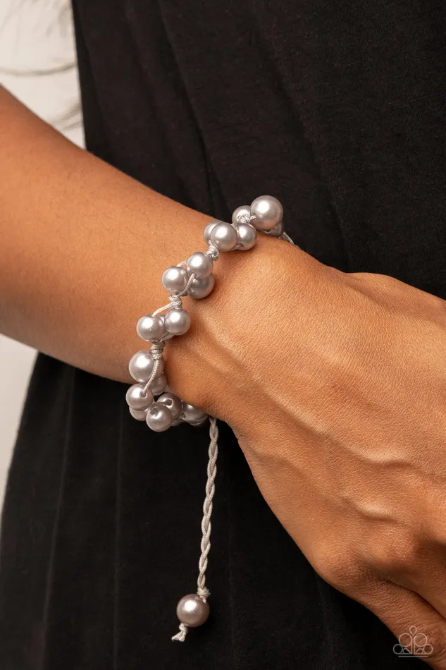 Vintage Versatility Silver Paparazzi Accessories Earrings