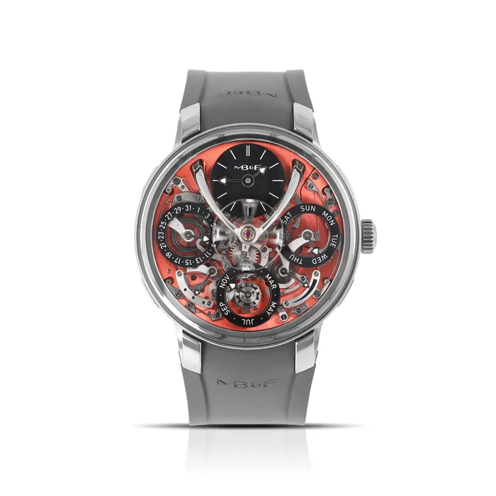 Watches PreOwned MBF LM Perpetual Evo Orange Watch Stephen Silver Fine Jewelry