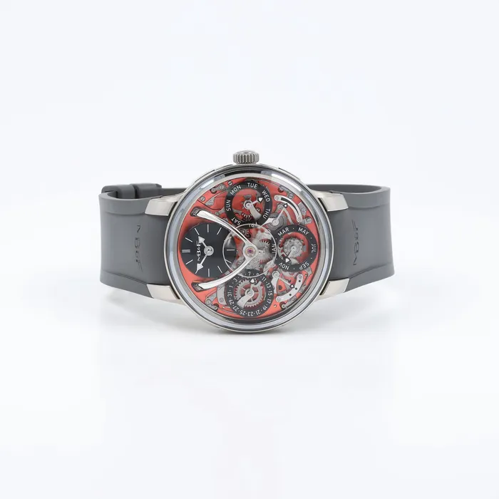 Watches PreOwned MBF LM Perpetual Evo Orange Watch Stephen Silver Fine Jewelry