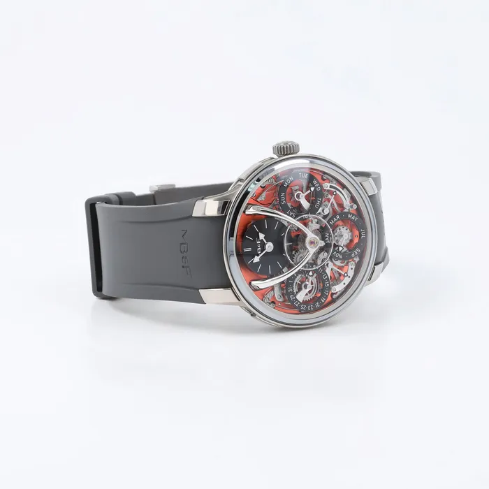 Watches PreOwned MBF LM Perpetual Evo Orange Watch Stephen Silver Fine Jewelry