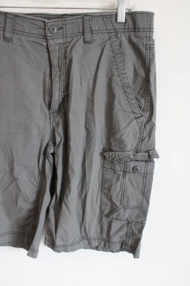 Wear First Earrings Wear First Gray Cargo Shorts 34