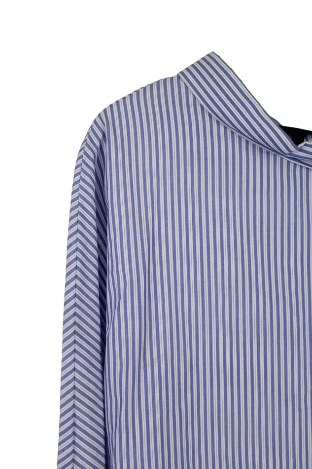 Who What Wear Blue Striped Top XS Who What Wear Rings