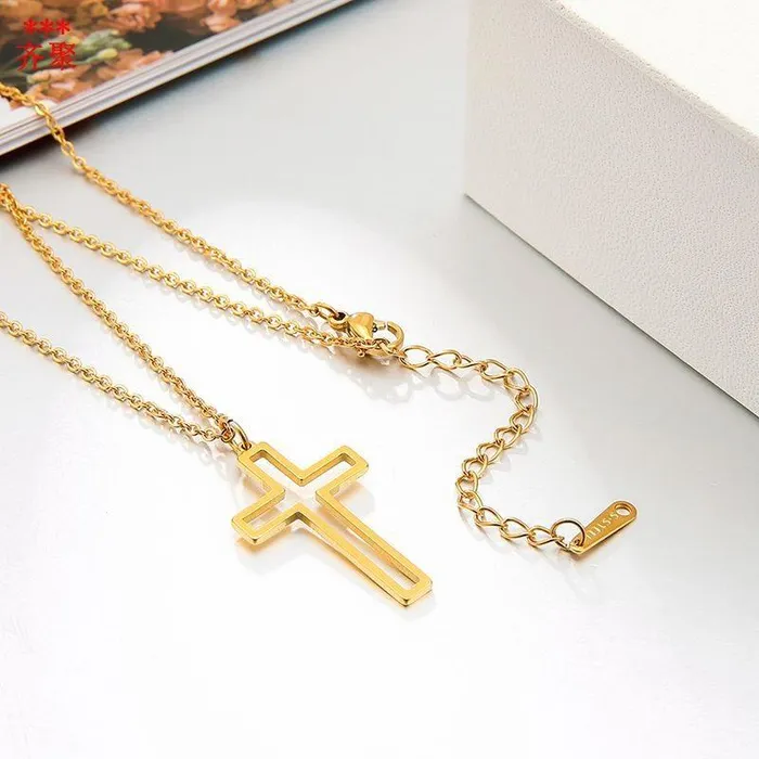 Womens Christian Necklace br Hollowed Lords Guidance Necklaces