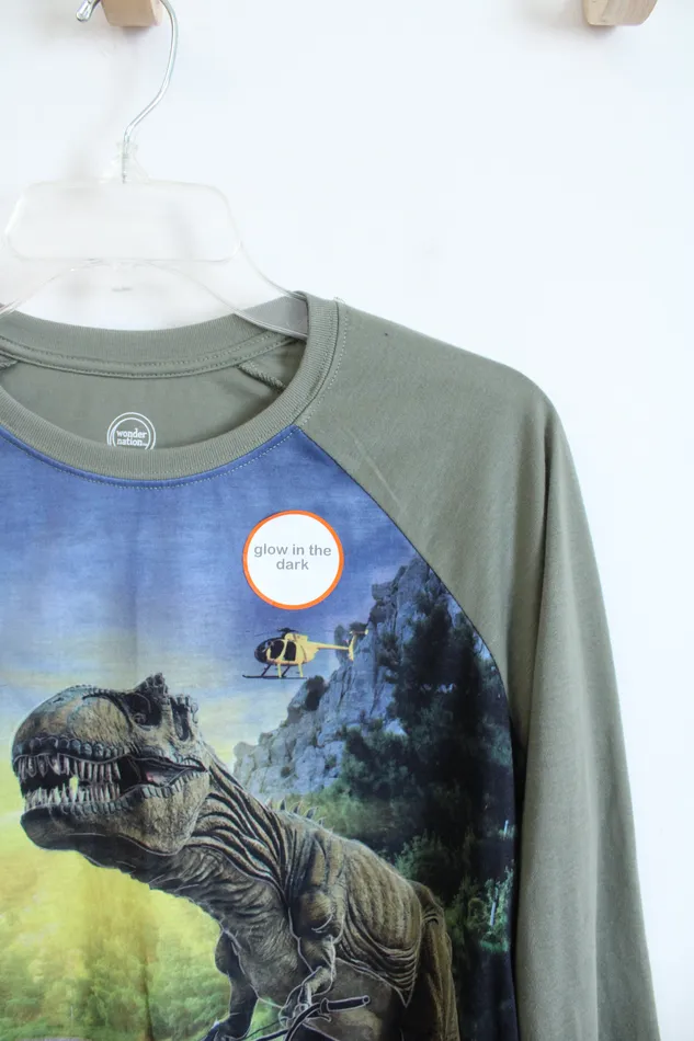 Wonder Nation Earrings Wonder Nation Husky Glow In The Dark Dinosaur Shirt Youth L 1012