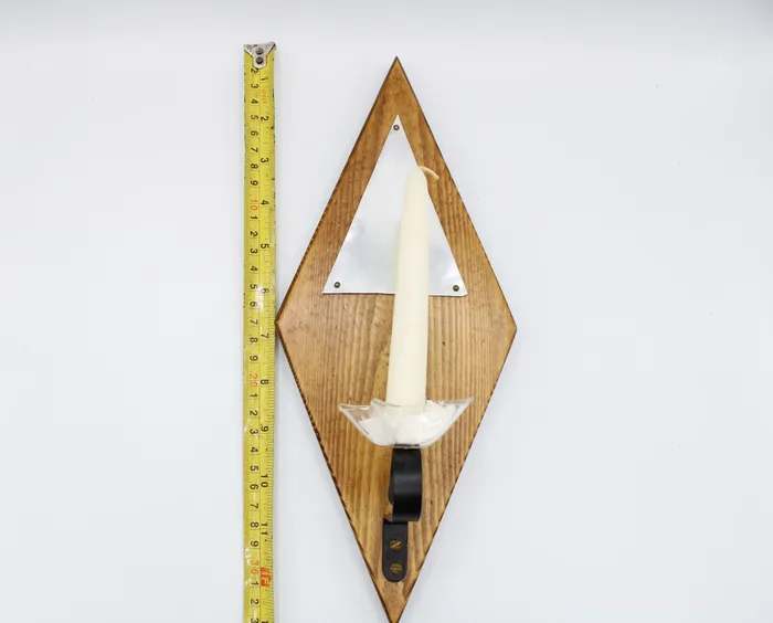 Wooden Candle Sconce Jubilee Thrift Earrings
