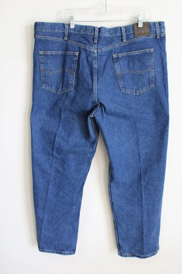 Wrangler Rings Lee Relaxed Blue Jeans 42X30