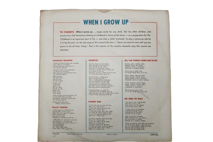 Young Peoples Records When I Grow Up Record Jubilee Thrift Earrings