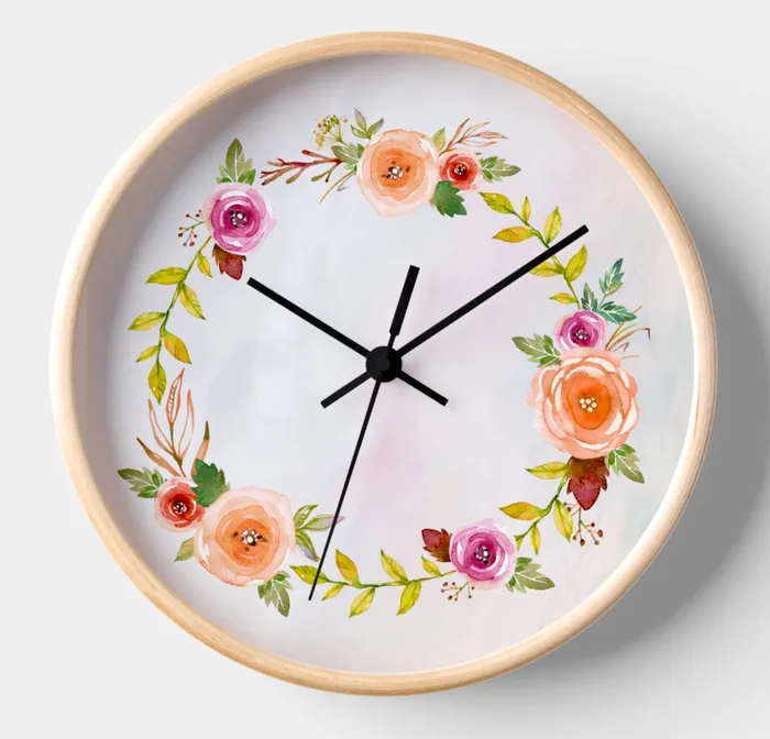 ZAZZLE Earrings Pastel Dreams Large Clock