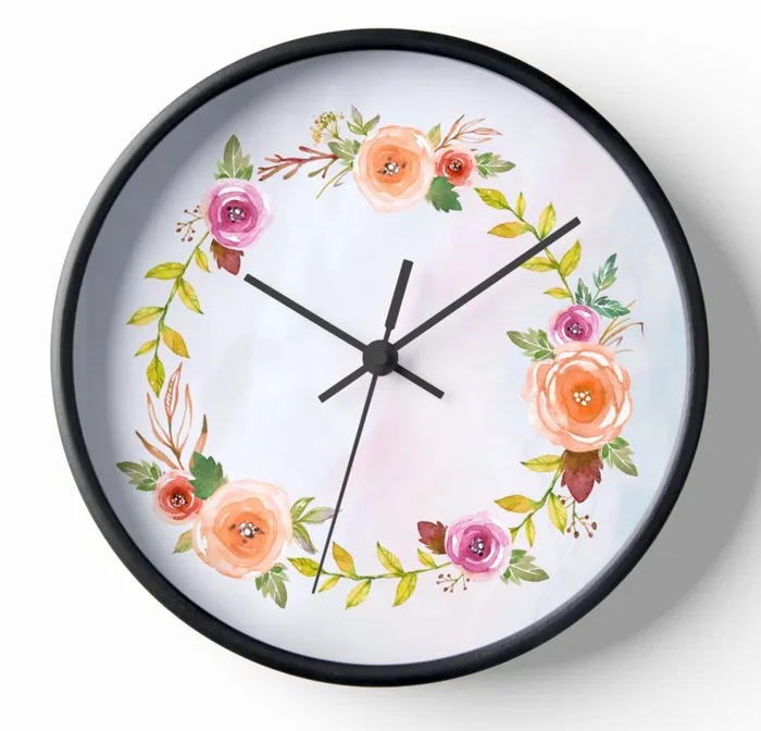 ZAZZLE Earrings Pastel Dreams Large Clock