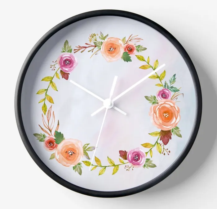 ZAZZLE Earrings Pastel Dreams Large Clock